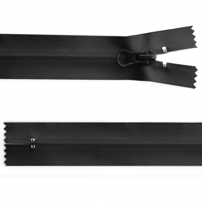 Молния водонепроницаемая PVC Т-7, 20 см, неразъемная, цвет чёрный - купить в Армавире. Цена: 21.56 руб.