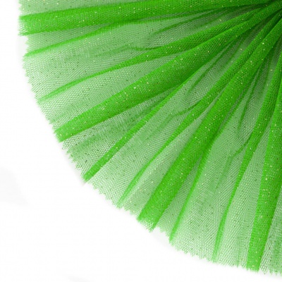Сетка Глиттер, 24 г/м2, шир.145 см., зеленый - купить в Армавире. Цена 117.24 руб.