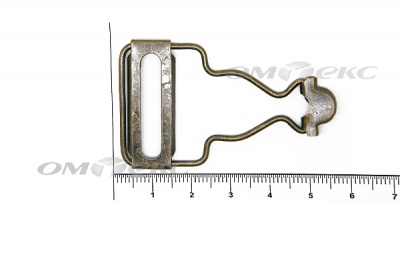 Застежки для комбинезонов металлическая 32 мм Никель (20ШТ)  - купить в Армавире. Цена: 3.18 руб.