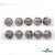 119-02 Кнопки пришивные декоративные металл 25 мм, цв.-никель - купить в Армавире. Цена: 30.23 руб.