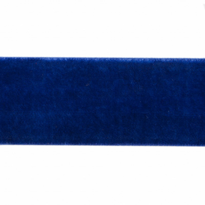 Лента бархатная нейлон, шир.25 мм, (упак. 45,7м), цв.74-василек - купить в Армавире. Цена: 981.09 руб.