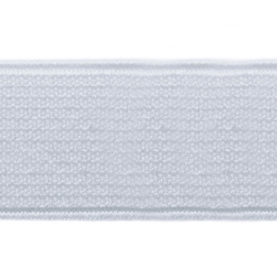 Резинка 36 мм Тканая, (бобина 25 +/-0,5 м) - белая  - купить в Армавире. Цена: 18.09 руб.