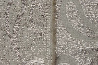 Ткань костюмная жаккард, 135 гр/м2, шир.150см, цвет белый№19 - купить в Армавире. Цена 441.94 руб.