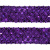 Тесьма с пайетками 12, шир. 35 мм/уп. 25+/-1 м, цвет фиолет - купить в Армавире. Цена: 1 308.30 руб.