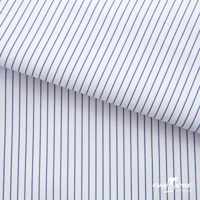 Ткань сорочечная Ронда, 115 г/м2, 58% пэ,42% хл, шир.150 см, цв.4-синяя, (арт.114) - купить в Армавире. Цена 306.69 руб.