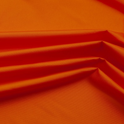 Поли понж (Дюспо) 17-1350, PU/WR, 65 гр/м2, шир.150см, цвет оранжевый - купить в Армавире. Цена 82.93 руб.