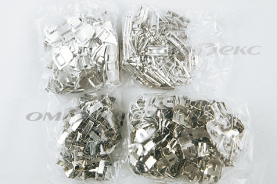 Крючки брючные 4 шипа "Стром" 144 шт. никель - купить в Армавире. Цена: 383.97 руб.