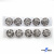 119-01 Кнопки пришивные декоративные металл 21 мм, цв.-никель - купить в Армавире. Цена: 21.54 руб.
