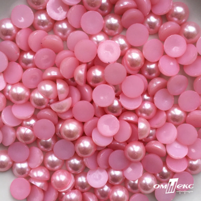 0404-5146В-Полубусины пластиковые круглые "ОмТекс", 10 мм, (уп.50гр=175+/-3шт), цв.101-св.розовый - купить в Армавире. Цена: 64.11 руб.
