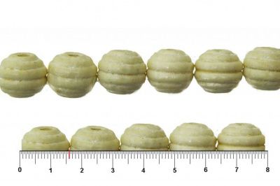 0309-Бусины деревянные "ОмТекс", 16 мм, упак.50+/-3шт, цв.035-белый - купить в Армавире. Цена: 62.22 руб.