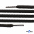 Шнурки #106-09, круглые 130 см, цв.чёрный - купить в Армавире. Цена: 21.92 руб.