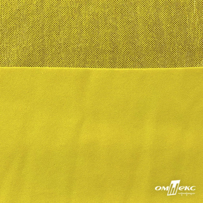 Трикотажное полотно голограмма, шир.140 см, #602 -жёлтый/жёлтый - купить в Армавире. Цена 385.88 руб.