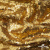 Трикотажное полотно, Сетка с пайетками,188 гр/м2, шир.140 см, цв.-тем.золото (#51) - купить в Армавире. Цена 505.15 руб.