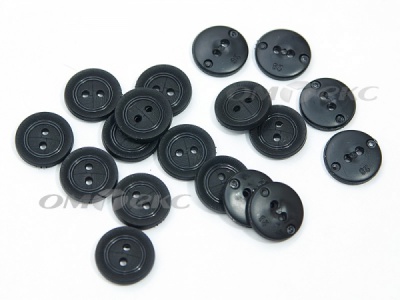 51820/18 мм (2 пр) черные пуговицы - купить в Армавире. Цена: 0.82 руб.