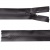 Молния водонепроницаемая PVC Т-7, 20 см, неразъемная, цвет (301)-т.серый - купить в Армавире. Цена: 21.56 руб.
