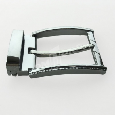 Пряжка металлическая для мужского ремня 845005А#2 (шир.ремня 40 мм), цв.-никель - купить в Армавире. Цена: 111.41 руб.