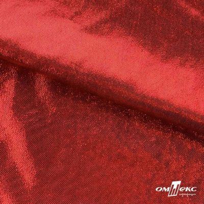Трикотажное полотно голограмма, шир.140 см, #602 -красный/красный - купить в Армавире. Цена 385.88 руб.