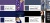 Костюмная ткань "Элис" 18-3921, 200 гр/м2, шир.150см, цвет голубика - купить в Армавире. Цена 303.10 руб.