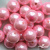 0404-00108-Бусины пластиковые под жемчуг "ОмТекс", 16 мм, (уп.50гр=24+/-1шт) цв.101-св.розовый - купить в Армавире. Цена: 44.18 руб.