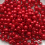 0404-0140-Бусины пластиковые под жемчуг "ОмТекс", 8 мм, (уп.50гр=218+/-3шт), цв.072-красный - купить в Армавире. Цена: 42.84 руб.