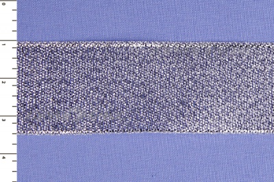 Лента парча MR-25, 25мм (33 м)  серебро - купить в Армавире. Цена: 403.62 руб.