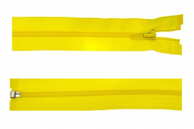 Спиральная молния Т5 131, 90 см, автомат, цвет жёлтый - купить в Армавире. Цена: 14.20 руб.