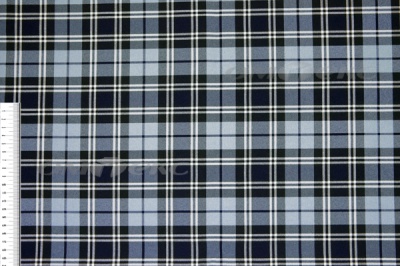 Ткань костюмная клетка Т7274 2004, 220 гр/м2, шир.150см, цвет т.синий/гол/бел - купить в Армавире. Цена 