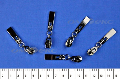 Слайдер декоративный, металлический №1/спираль Т7/никель - купить в Армавире. Цена: 6.29 руб.