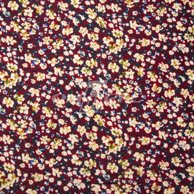 Плательная ткань "Софи" 5.1, 75 гр/м2, шир.150 см, принт растительный - купить в Армавире. Цена 243.96 руб.