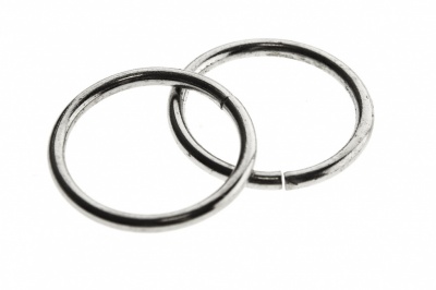 Кольцо металлическое d-15 мм, цв.-никель - купить в Армавире. Цена: 2.48 руб.