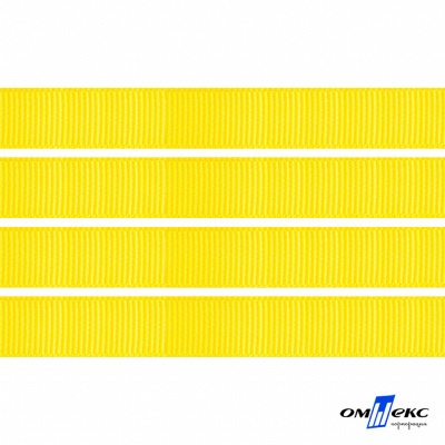 Репсовая лента 020, шир. 6 мм/уп. 50+/-1 м, цвет жёлтый - купить в Армавире. Цена: 88.45 руб.