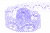 Тесьма кружевная 0621-2063, шир. 40 мм/уп. 20+/-1 м, цвет 107-фиолет - купить в Армавире. Цена: 933.93 руб.