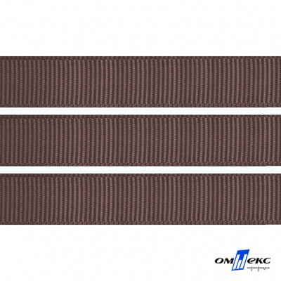 Репсовая лента 005, шир. 12 мм/уп. 50+/-1 м, цвет коричневый - купить в Армавире. Цена: 164.91 руб.