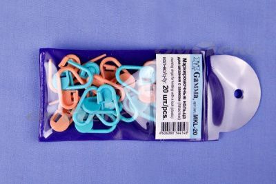 Кольцо маркировочное пластик МКL-12, 30 мм для вязания (12 шт) - купить в Армавире. Цена: 119.89 руб.