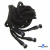 Шнурки #106-04, круглые 130 см, декор.наконечник, цв.чёрный - купить в Армавире. Цена: 31.89 руб.