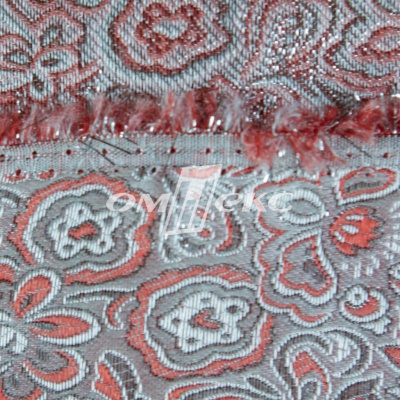 Ткань костюмная жаккард, 135 гр/м2, шир.150см, цвет красный№12 - купить в Армавире. Цена 441.92 руб.