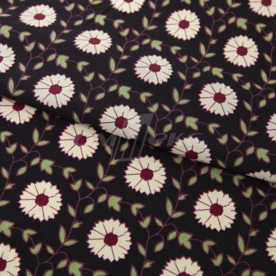 Плательная ткань "Фламенко" 10.1, 80 гр/м2, шир.150 см, принт растительный - купить в Армавире. Цена 241.49 руб.
