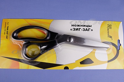 Ножницы ЗИГ-ЗАГ "MAXWELL" 230 мм - купить в Армавире. Цена: 1 041.25 руб.