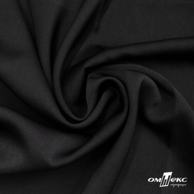 Ткань плательная Габриэль 100% полиэстер,140 (+/-10) гр/м2, шир. 150 см, цв. черный BLACK - купить в Армавире. Цена 248.37 руб.