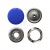 Кнопка рубашечная (закрытая) 9,5мм - эмаль, цв.168 - голубой - купить в Армавире. Цена: 4.82 руб.