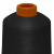 Нитки текстурированные кручёные, намот. 15 000 м, цвет чёрный - купить в Армавире. Цена: 237.24 руб.
