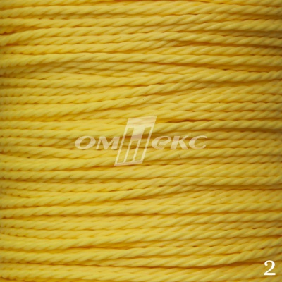 Шнур декоративный плетенный 2мм (15+/-0,5м) ассорти - купить в Армавире. Цена: 48.55 руб.