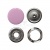 Кнопка рубашечная (закрытая) 9,5мм - эмаль, цв.003 - розовый - купить в Армавире. Цена: 5.74 руб.