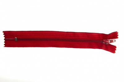 Спиральная молния Т5 820, 18 см, автомат, цвет красный - купить в Армавире. Цена: 8.41 руб.