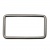 Рамка металлическая прямоугольная, 40 х 15 мм- тём.никель - купить в Армавире. Цена: 4.60 руб.