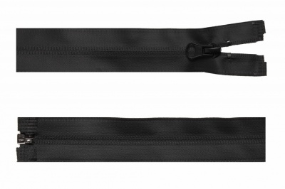 Молния водонепроницаемая PVC Т-7, 60 см, разъемная, цвет чёрный - купить в Армавире. Цена: 49.39 руб.