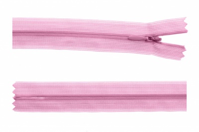 Молния потайная Т3 513, 60 см, капрон, цвет св.розовый - купить в Армавире. Цена: 10.13 руб.