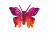 Бабочка декоративная пластиковая #10 - купить в Армавире. Цена: 7.09 руб.