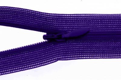 Молния потайная Т3 866, 20 см, капрон, цвет фиолетовый - купить в Армавире. Цена: 5.27 руб.