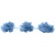 Тесьма плетеная "Рюш", упак. 9,14 м, цвет голубой - купить в Армавире. Цена: 45.87 руб.